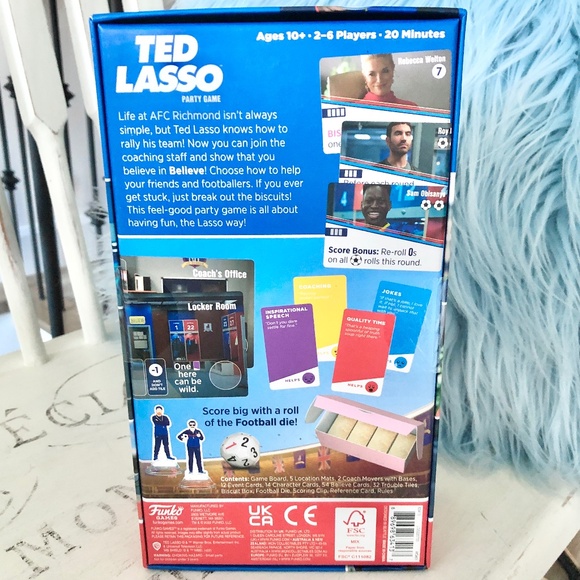 Ted Lasso, Party Game, I Believe In Believe, 2022, NEW, SEALED, Ages 10+ - Picture 2 of 11